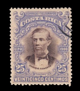 SCARCE COSTA RICA STAMP 1903. SCOTT # 57. USED