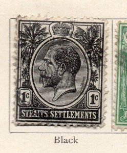 Malaya Straights Settlements 1919-20 Early Issue Fine Used 1c. NW-208901