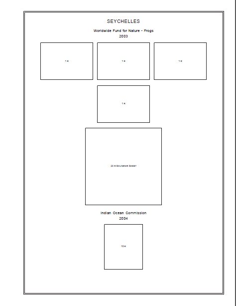 SEYCHELLES STAMP ALBUM PAGES 1890-2011 (137 PDF digital pages)