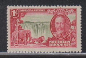 Southern Rhodesia, 1d Silver Jubilee (SC# 33) MNH