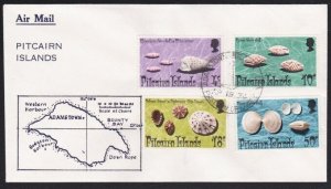 PITCAIRN IS 1974 Shells FDC................................................B2371