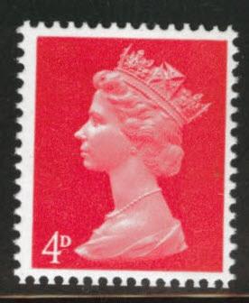 Great Britain Scott MH7 MNH** 1967 Machin