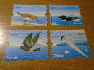 Birds  :  Portugal  #  3016-19  MNH