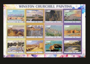 Stamps. Famous People,Winston Churchill  ART 2022 year 1 sheets NEW