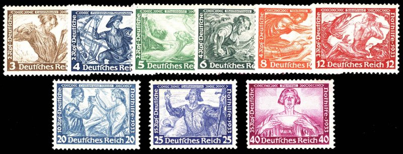 GERMANY B49-57  Mint (ID # 96948)