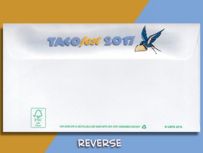 Barn Swallows Deliver Tacos on 2017 Postal Stationery FDC