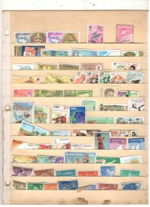 INDONESIA COLLECTION ON STOCK SHEET MINT/USED