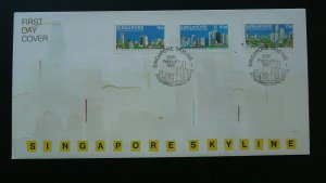 architecture skyline FDC 1987 Singapore 96670