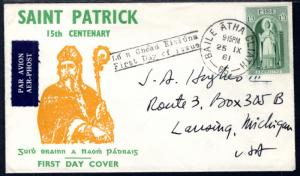 Ireland 181 St Patrick Pen FDC