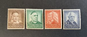 GERMANY SC#B334-37 MNH OG WELL CENTRED SET CV$77.50