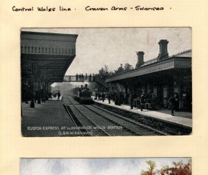 GB Wales LNWR RAILWAY Cards{2} Llandrindod Wells Station {samwells-covers} RL129 