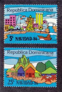 Dominican Republic Scott #991-992 MNH Note