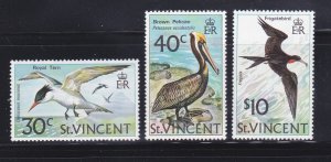 St Vincent 379-381 Set MH Birds