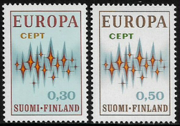 Finland #512-3 MNH Set - Europa