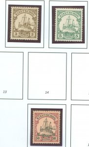 Kiauchau #10-11/17 Unused Single