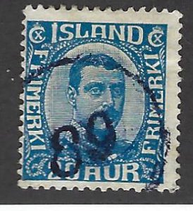 Iceland SC#118 Used Fine SCV$19.00...Worth a Close Look!