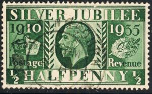 GB 1935  SITTINGBOURNE / KENT  ds on KGV Jubilee SG453 1/2d green