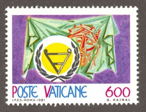 Vatican City Scott 691 MNHOG - 1981 Intl Year of the Disabled - SCV $0.65