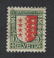 SWITZERLAND SC# B18 VF U 1921