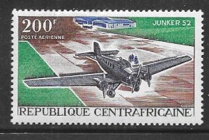 Central African Republic #C48  200f  Aircraft  (MNH)  CV$4.50