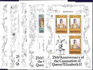 Redonda m/s's MNH Queen Mother 25th Anniversary of Coronation