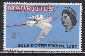 Mauritius 306 Red-Tailed Tropic Bird 1967