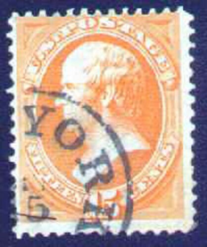 MALACK 163 Fine, great color,  town cancel,  Very Fresh! t2253