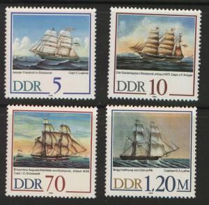 Germany, DDR, Scott 2703-2706, MNH complete set