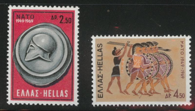 GREECE Scott 945-946 MNH**  1960 NATO set