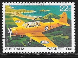 Australia 759: 22c Wackett, 1941, used, VF