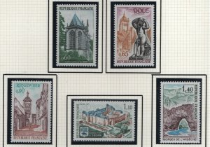 France #1310-1314  MNH  1971  tourism  . views