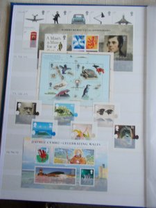 2009 Complete Commemorative Collection with M/Sheets U/M - Face Value £129.51