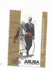 Aruba #24 Used - Stamp CAT VALUE $2.25