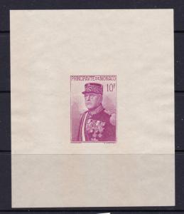 Monaco the 1938 mini sheet mint no gum