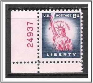 US #1041 Statue of Liberty Plate # Single MNH