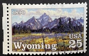 US #2444 Used - 25c Wyoming 1890 [US31.2.1]