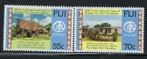 Fiji 572-73 MNH 1987 set (fe2367a)