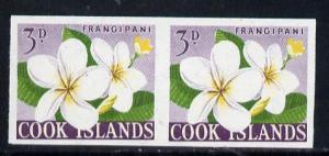 Cook Islands 1963 def 3d Frangipani Flower in unmounted m...