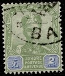 Malaya -Johore Stamp #38 USED FU SINGLE