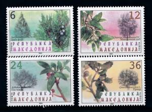 [69835] Macedonia 2001 Flora Trees Baumen  MNH