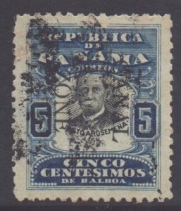 Panama Canal Zone Scott 24 - SG28, 1906 Arosemena 5c used