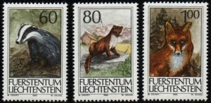 Liechtenstein # 1006 - 1008 MNH