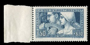 France, 1900-1950 #B27 (YT 252) Cat€260, 1928 Industry and Agriculture, lef...