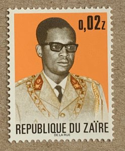 Zaire 1973 0.02z President Mobutu, MNH. Scott 774, CV $0.25