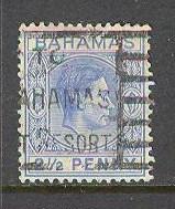 BAHAMAS Sc# 104 USED F  King George VI