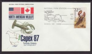 National Park Acadia,ME 1987 Cover BIN