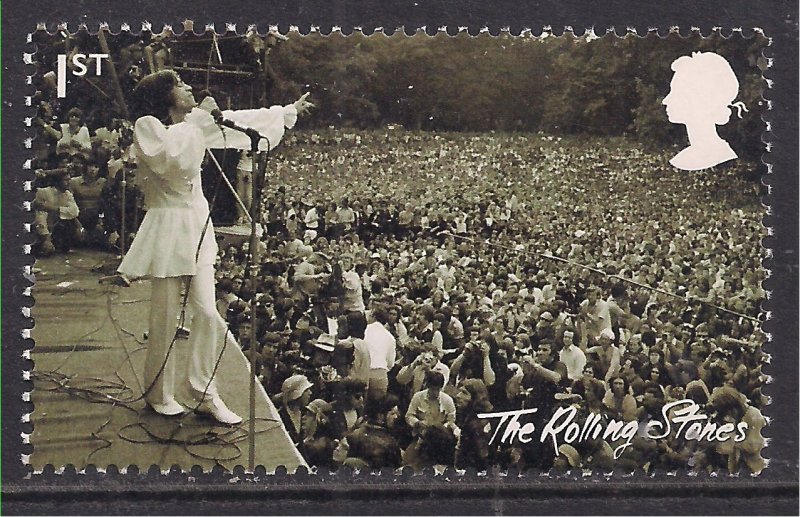 GB 2022 QE2 1st The Rolling Stones Mick Jagger Umm SG 4614 ( K365 )