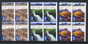 Australia SG3848/50 2012 Wilderness Australia Set Blocks of 4 U/M