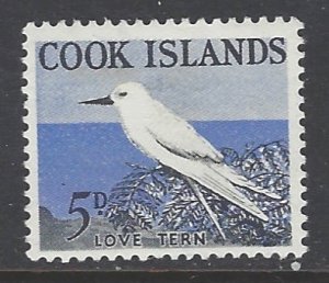 Cook Islands, Scott #151; 5p Fairy Tern, MH