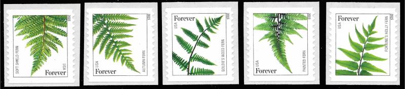 Sc 4973a-4977a  FOREVER Singles Set of 5, MNH